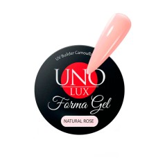 Камуфлюючий моделюючий гель Uno Forma Gel Natural Rose, 15 мл