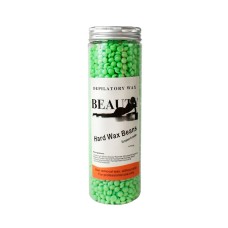 Віск для депіляції у гранулах Beauty Hard Wax Beans зелений, 400 г
