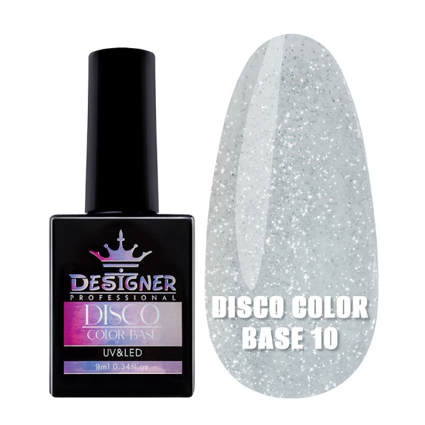 Світловідбивна база Designer Disco Color Base №10, 9 мл