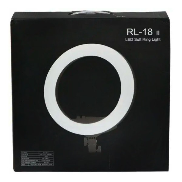 Кільцева LED лампа RL-18 II WiFi WiFi Bluetooth (45 см)